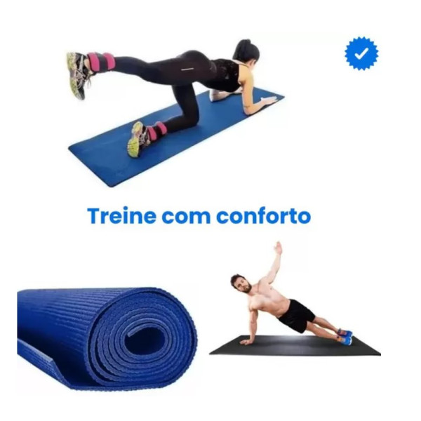 Colchonete Tapete Yoga Ginástica Pilates