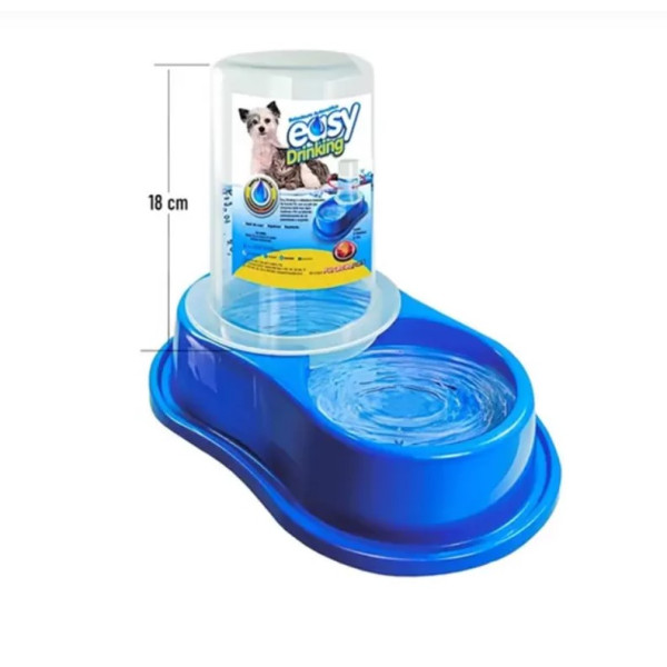 Bebedouro Automático Para Cães E Gatos Antiformiga - AZUL