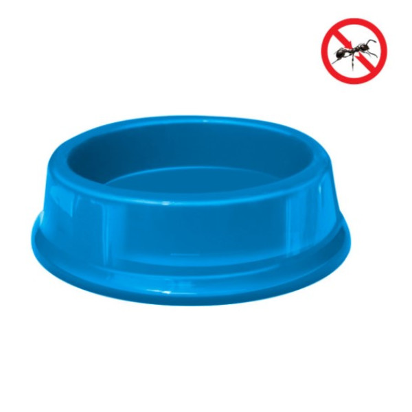 Comedouro Para Gatos 200ml Anti Formiga - Azul