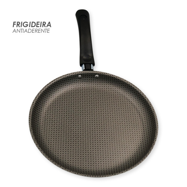 Panquequeira Frigideira 22cm - Cinza