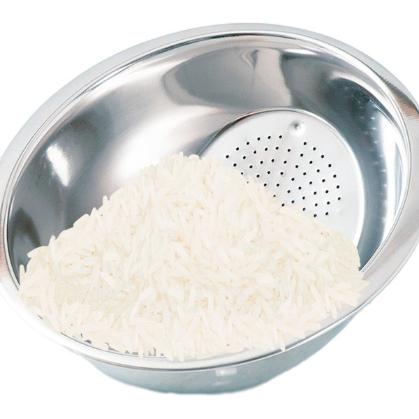 Escorredor e Lavador De Arroz em Aço Inox