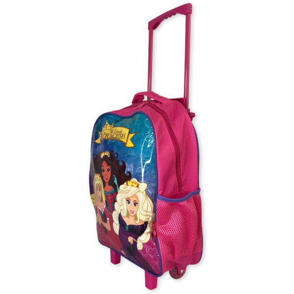 Kit Mochila Infantil Escolar com 3 peças Princesas