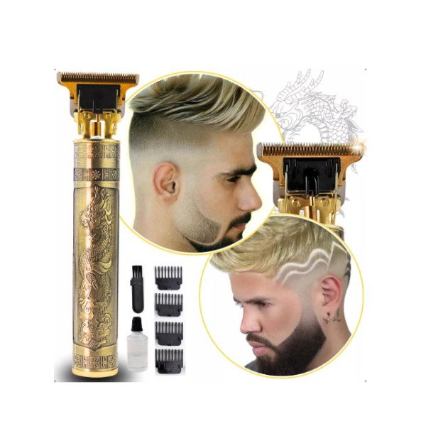 Máquina de Barbear e Cortar Cabelo Profissional R...