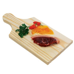 Tábua de Corte Cozinha Madeira Churrasco 36x18cm – Qualidade e Estilo para Suas Receitas